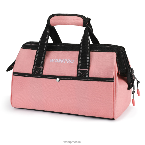 Bolsa de herramientas de 13 pulgadas, bolsas de almacenamiento de herramientas de tela suave WORKPRO JDN8Z29 rosa almacenamiento