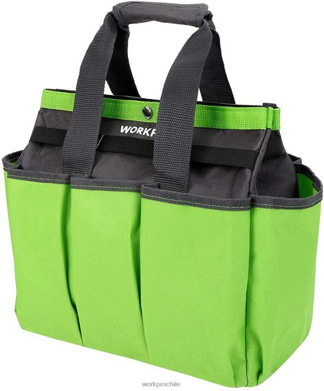 Bolsa de herramientas de jardín, bolsa de almacenamiento de jardín con 8 bolsillos, organizador del hogar para jardinería interior y exterior WORKPRO JDN8Z256 rosa/verde almacenamiento