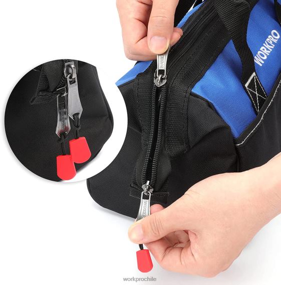 Bolsa de mano para herramientas de boca ancha de 13 pulgadas WORKPRO JDN8Z28 útil almacenamiento