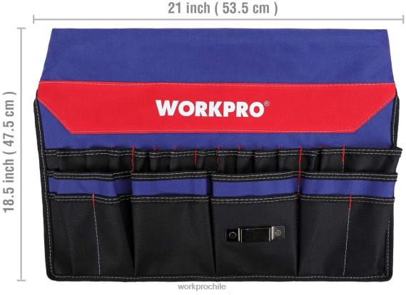 Organizador de herramientas tipo cubo con 51 bolsillos (herramientas excluidas) WORKPRO JDN8Z20 útil almacenamiento