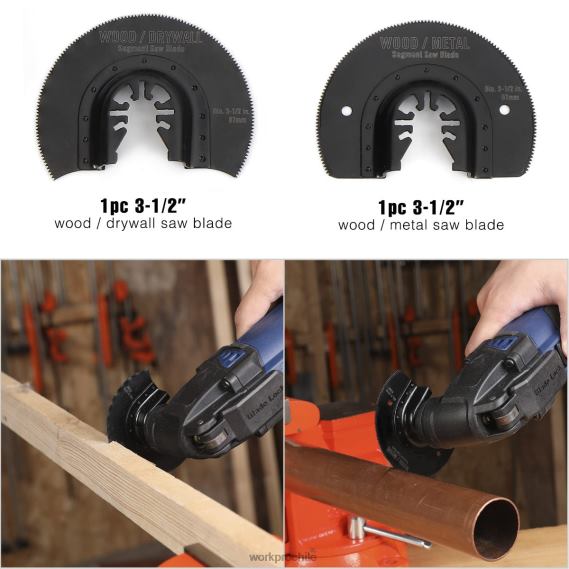 25 hojas de sierra oscilantes, hoja de corte, accesorio multiherramienta universal para lijar, esmerilar y cortar WORKPRO JDN8Z200 moderno herramienta