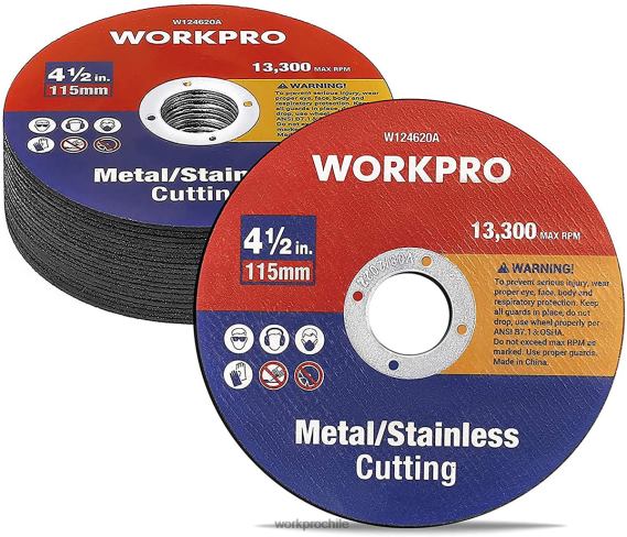 Disco de corte de metal fino para amoladora angular, ruedas de corte de metal inoxidable, 20 Uds. WORKPRO JDN8Z195 útil herramienta