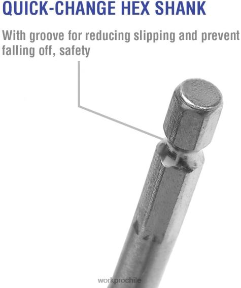 Juego de brocas de espada de 13 piezas en sae con bolsa de almacenamiento de nailon WORKPRO JDN8Z211 útil herramienta