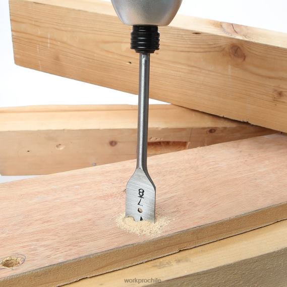 Juego de brocas de espada de 13 piezas en sae con bolsa de almacenamiento de nailon WORKPRO JDN8Z211 útil herramienta