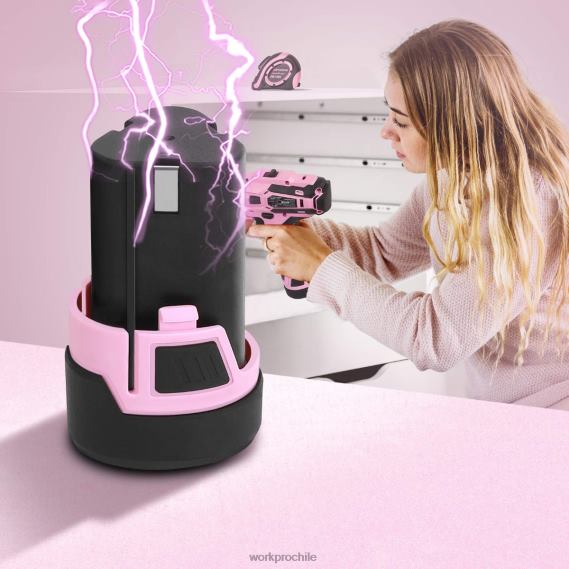 Batería de repuesto de iones de litio de 12 V para taladro atornillador inalámbrico de 12 V WORKPRO JDN8Z223 rosa herramienta