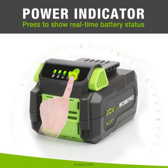 Paquete de baterías de iones de litio de 20v 4.0ah WORKPRO JDN8Z217 moderno herramienta