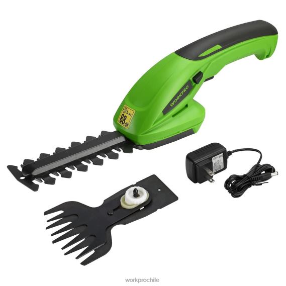 Cortasetos de mano 2 en 1, cortador de césped eléctrico de 7,2 v, tijeras para setos/cortador de césped WORKPRO JDN8Z294 moderno herramienta