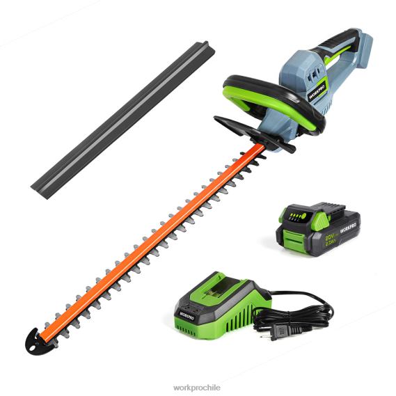Cortasetos inalámbrico de 20 V, cuchillas de doble acción, herramienta de jardinería eléctrica, batería de 2,0 Ah y cargador rápido de 1 hora incluido WORKPRO JDN8Z295 moderno herramienta