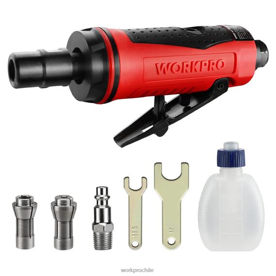 amoladora neumática, amoladora neumática recta de 1/4 de pulgada, 25000 rpm, amoladora neumática WORKPRO JDN8Z183 nuevo herramienta