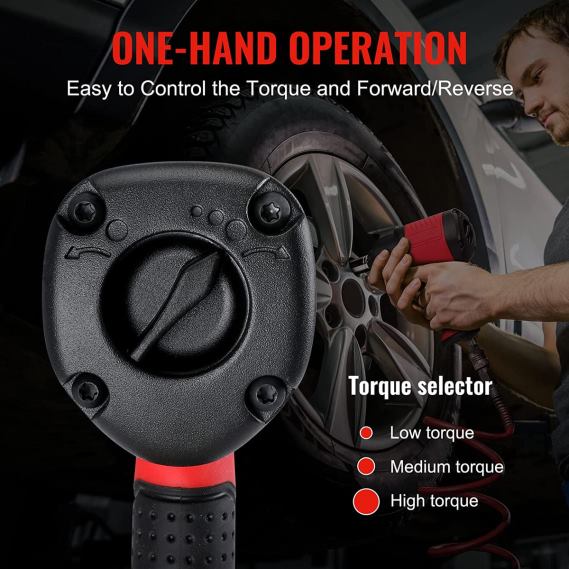 Llave de impacto neumática para cambio de neumáticos y reparación de automóviles WORKPRO JDN8Z189 útil herramienta