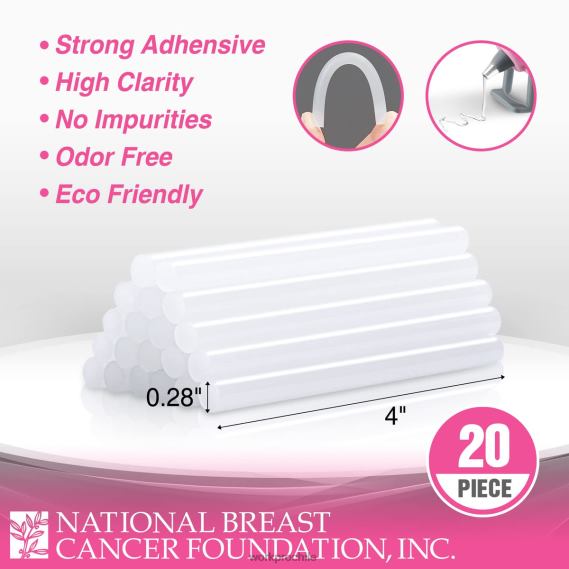 Mini kit de pistola de pegamento caliente con 20 barras de pegamento caliente WORKPRO JDN8Z162 rosa/blanco herramienta