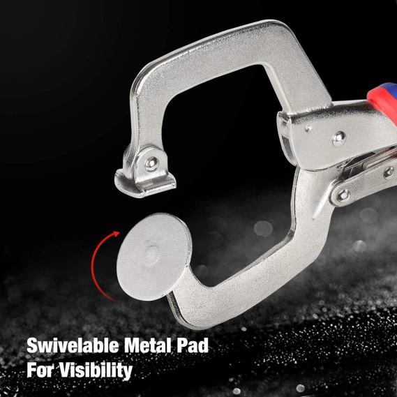 Abrazadera frontal, abrazadera de orificio de bolsillo de metal para carpintería y orificio de bolsillo de plantilla WORKPRO JDN8Z116 moderno herramienta