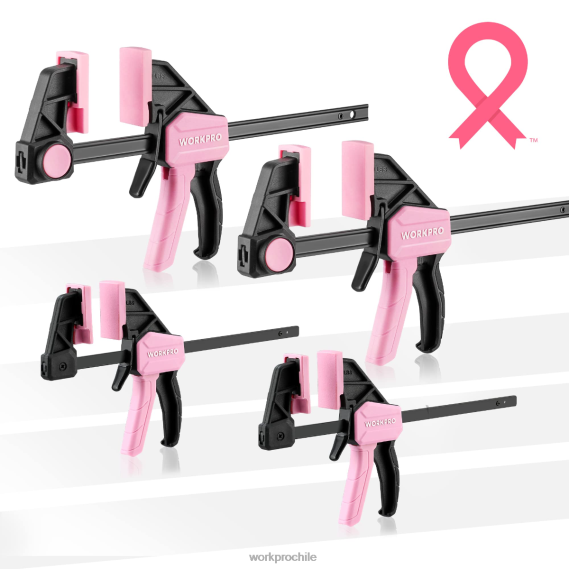 Mini abrazadera/esparcidor de una mano de 4 piezas para carpintería WORKPRO JDN8Z120 útil herramienta