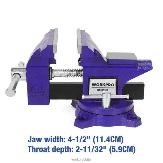tornillo de banco para banco de trabajo WORKPRO JDN8Z113 útil herramienta