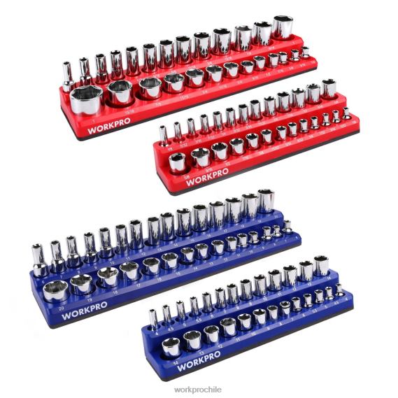 Juego de 4 organizadores magnéticos para receptáculos. WORKPRO JDN8Z134 moderno herramienta