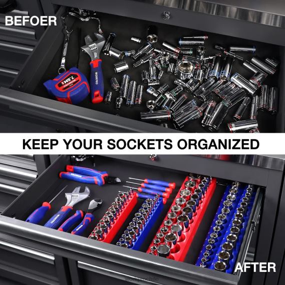 Juego de 4 organizadores magnéticos para receptáculos. WORKPRO JDN8Z134 moderno herramienta