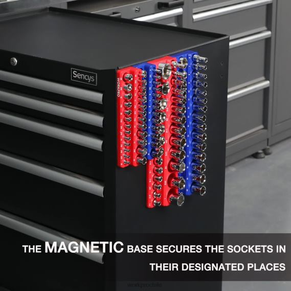Juego de 4 organizadores magnéticos para receptáculos. WORKPRO JDN8Z134 moderno herramienta