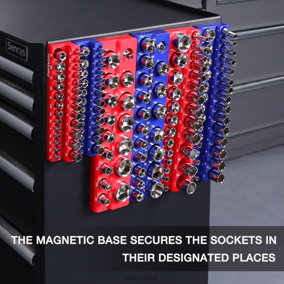 Juego de 6 organizadores magnéticos para receptáculos. WORKPRO JDN8Z126 moderno herramienta