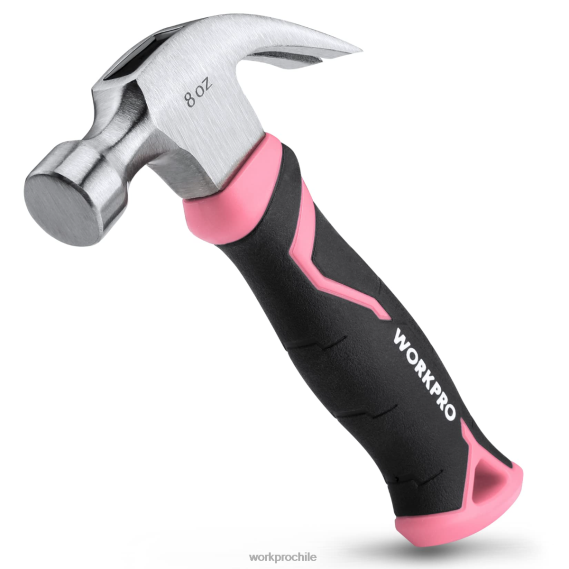 Martillo de garra de 8 oz con mango de fibra de vidrio WORKPRO JDN8Z254 útil herramienta