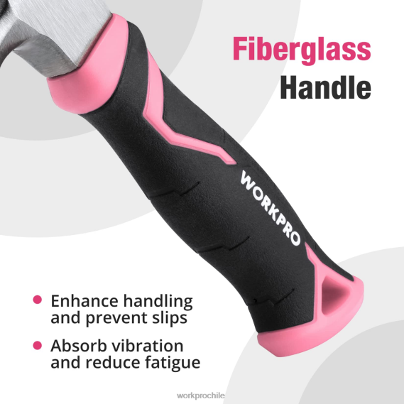 Martillo de garra de 8 oz con mango de fibra de vidrio WORKPRO JDN8Z254 útil herramienta