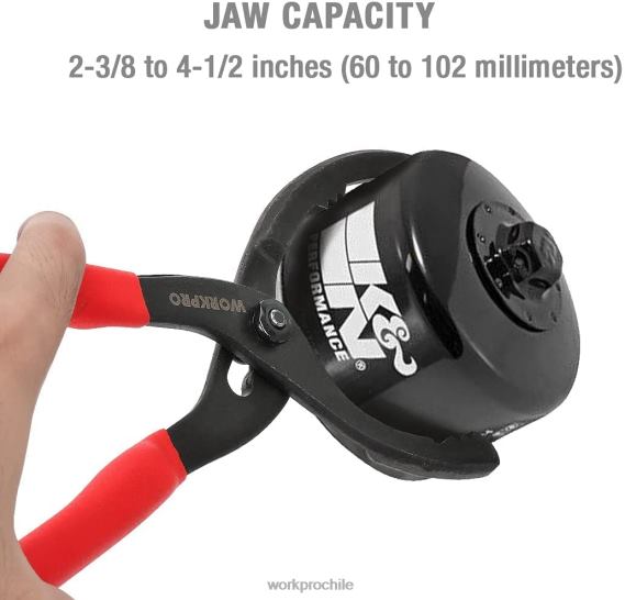 Alicates para filtros de aceite ajustables ideales para accesorios de conductos de filtros de motor WORKPRO JDN8Z69 útil herramienta