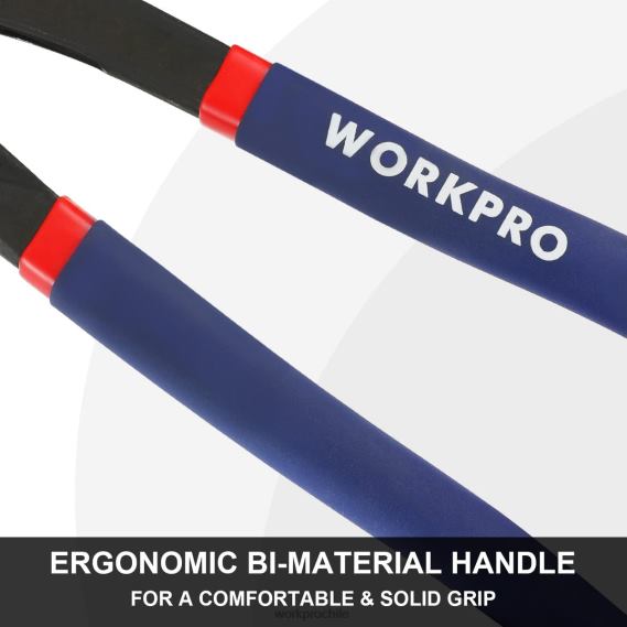 Alicates para juntas ranuradas con agarre cómodo. WORKPRO JDN8Z71 útil herramienta