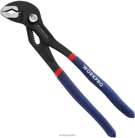 Alicates para juntas ranuradas con agarre cómodo. WORKPRO JDN8Z71 útil herramienta