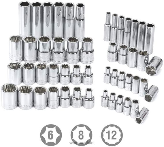 Juego de herramientas de mecánica profesional universal de 450 piezas con caja resistente WORKPRO JDN8Z306 útil herramienta