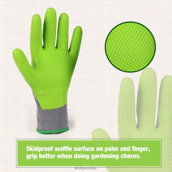 6 pares de guantes de trabajo de jardín con palma recubierta de látex ecológico. WORKPRO JDN8Z275 útil herramienta