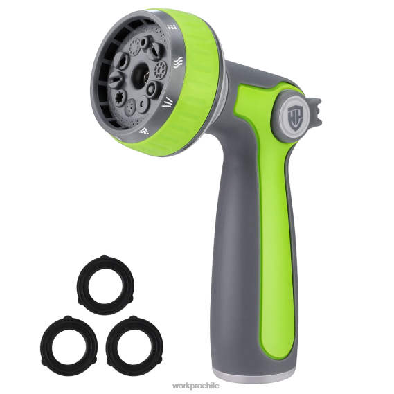 Rociador con boquilla para manguera de jardín con 10 patrones de rociado WORKPRO JDN8Z278 útil herramienta
