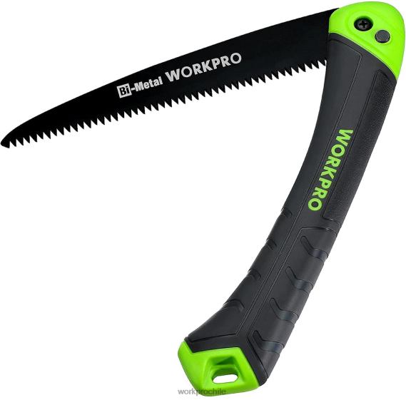 Sierra plegable, sierra de poda manual compacta con bloqueo de botón de hoja de 7 pulgadas WORKPRO JDN8Z270 útil herramienta