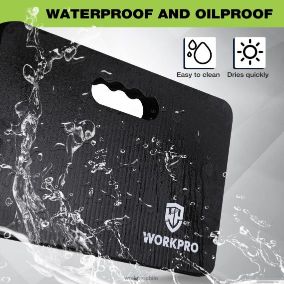 almohadilla para rodillas de espuma extra gruesa, 17,5 x 11 x 1,5 WORKPRO JDN8Z277 negro herramienta