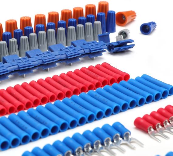582 Uds terminales de engarzado conectores de cable tubo termorretráctil kit de reparación eléctrica con pelador cortador de alambre WORKPRO JDN8Z152 útil herramienta