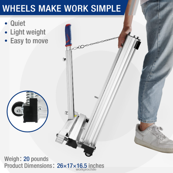 cortador de piso de vinilo laminado WORKPRO JDN8Z159 útil herramienta