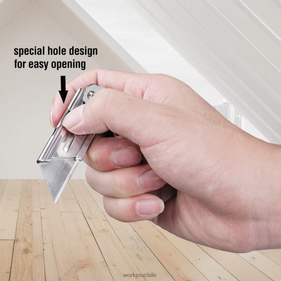 Juego de cuchillos utilitarios de bolsillo plegables de cambio rápido de 3 piezas con clip para cinturón WORKPRO JDN8Z45 moderno herramienta