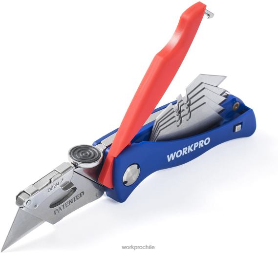 navaja multiusos plegable cortadora de cajas de cambio rápido WORKPRO JDN8Z50 útil herramienta