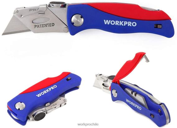 navaja multiusos plegable cortadora de cajas de cambio rápido WORKPRO JDN8Z50 útil herramienta