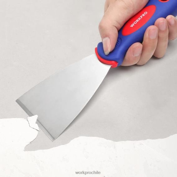 Juego de 4 espátulas de acero inoxidable. WORKPRO JDN8Z149 nuevo herramienta