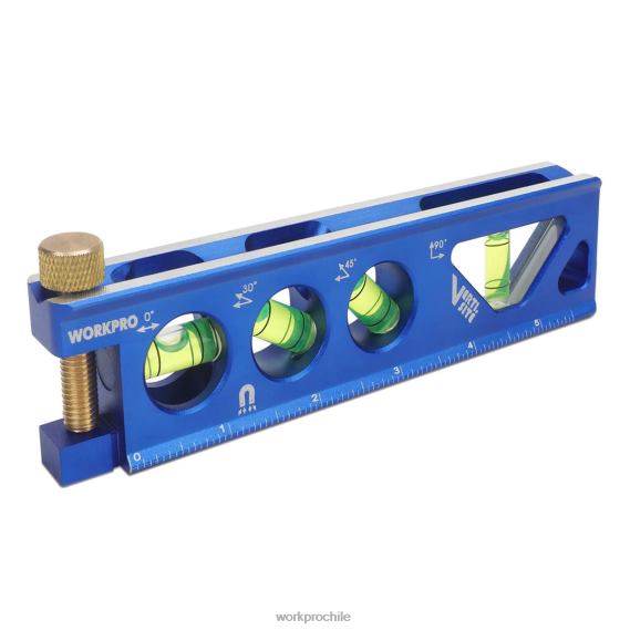 Nivel de torpedo de construcción de aleación de aluminio de 6-1/2 pulgadas. WORKPRO JDN8Z110 útil herramienta