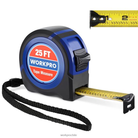cinta métrica 25 pies WORKPRO JDN8Z112 útil herramienta
