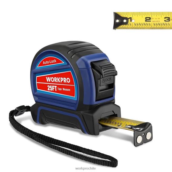 cinta métrica con bloqueo automático de 25 pies WORKPRO JDN8Z111 útil herramienta