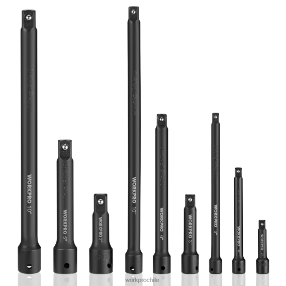 Juego de barras de extensión de controlador de impacto de 9 piezas WORKPRO JDN8Z141 moderno herramienta