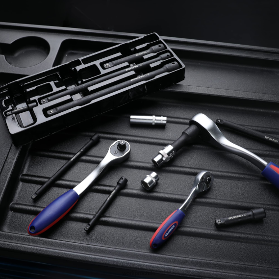 Juego de barras de extensión de controlador de impacto de 9 piezas WORKPRO JDN8Z141 moderno herramienta