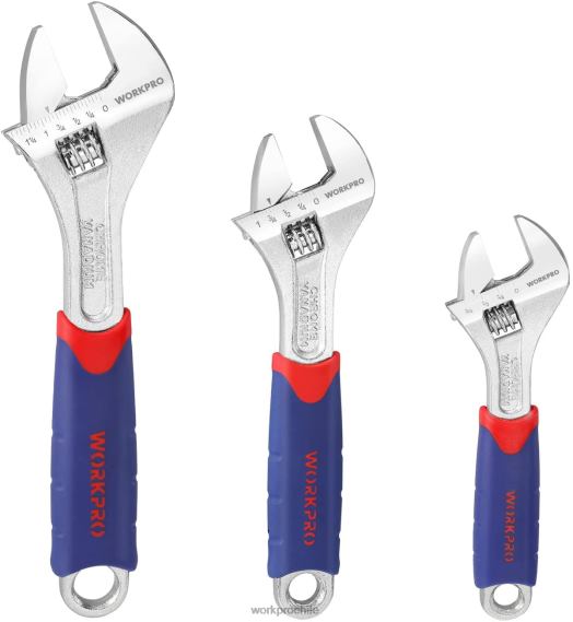 Juego de llaves ajustables de 3 piezas WORKPRO JDN8Z83 moderno herramienta