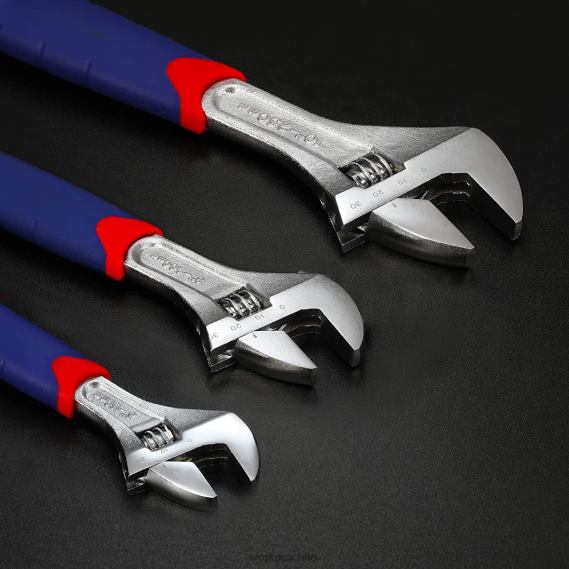 Juego de llaves ajustables de 3 piezas WORKPRO JDN8Z83 moderno herramienta