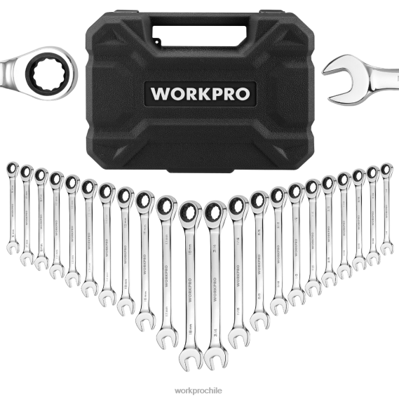 Juego de llaves combinadas con trinquete de 22 piezas WORKPRO JDN8Z81 moderno herramienta