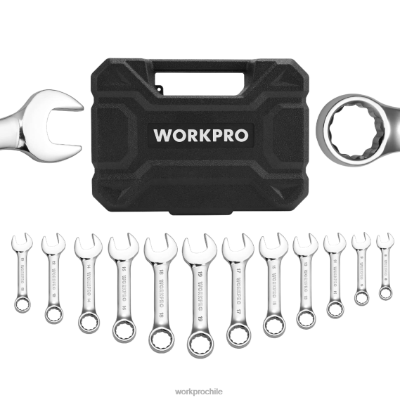 Juego de llaves combinadas rechonchas de 12 piezas WORKPRO JDN8Z97 útil herramienta
