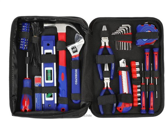 Juego de herramientas de mano para el hogar con cajón de cocina de 100 piezas con bolsa fácil de llevar WORKPRO JDN8Z304 útil herramienta