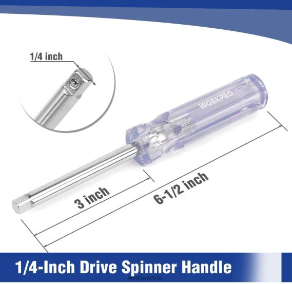 Juego de herramientas mecánicas con llave de vaso de 39 piezas con caja de herramientas métrica y sae WORKPRO JDN8Z310 útil herramienta