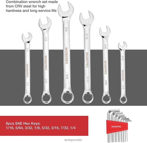 Juego de herramientas mecánicas de 87 piezas, kit de herramientas manuales con caja de herramientas de almacenamiento WORKPRO JDN8Z305 moderno herramienta